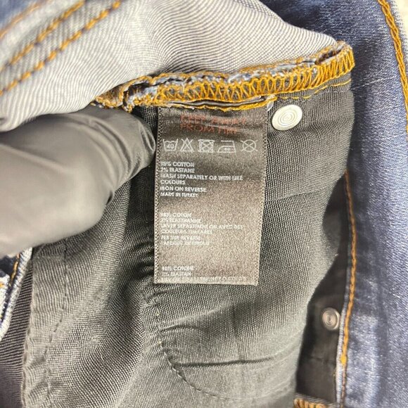 BDG Urban Outfitters Blue Denim Twig Skinny Jeans Womens Mid-Rise Casual Size 29 - Picture 7 of 16